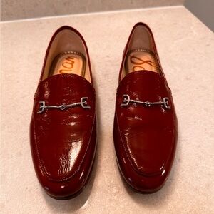 Sam Edelman women's Burgundy Leather Loafers